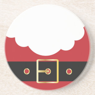 retro santa claus coaster