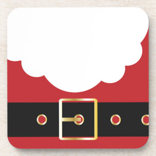 retro santa claus coaster