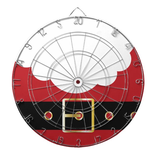 retro santa claus dartboard (Front)