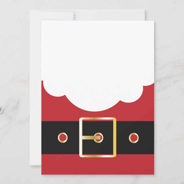 retro santa claus holiday card (Front)