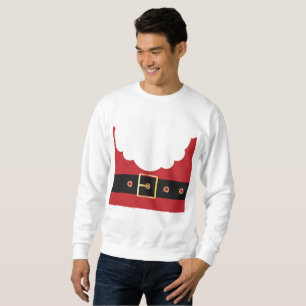 retro santa claus mens sweatshirt