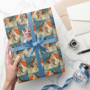 Retro Santa Claus vintage christmas Wrapping Paper