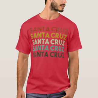 Retro Santa Cruz California  T-Shirt