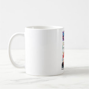 Retro Santa DJ Christmas Radio Coffee Mug