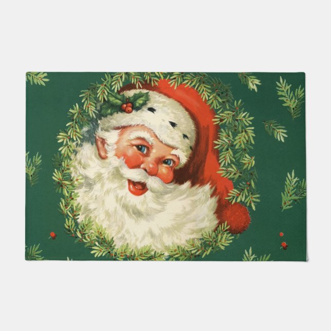Retro Santa Doormat (Front)
