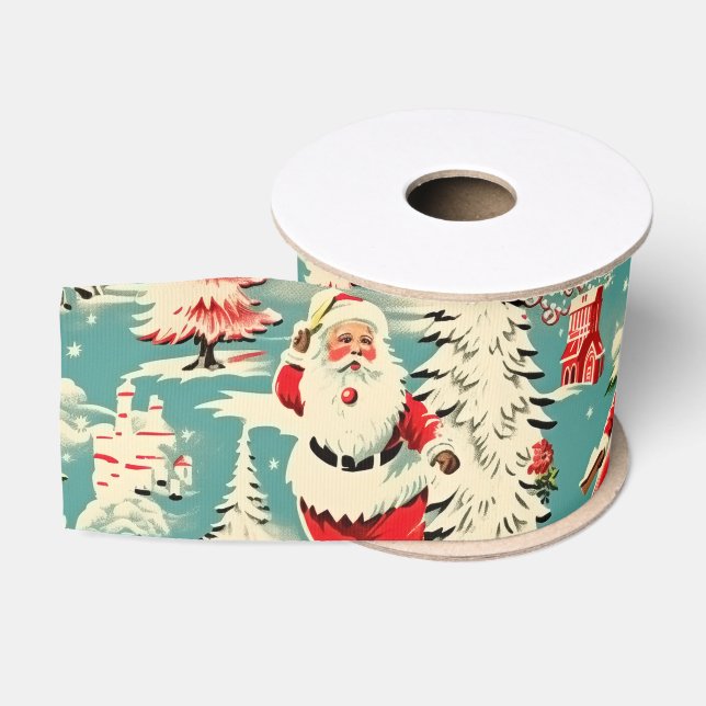 Retro Santa Wonderland 2 Grosgrain Ribbon (Spool)