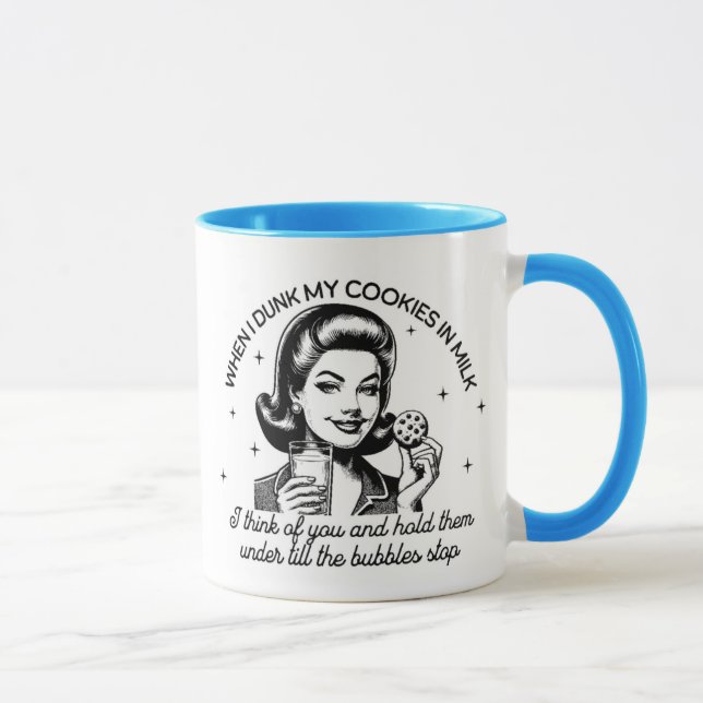 Retro Sarcastic Mug - Cookies (Right)