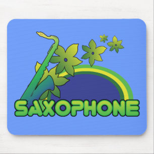 Retro Sax Mouse Pad