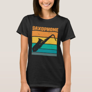 Retro Saxophone Vintage Musical Instrument Saxopho T-Shirt