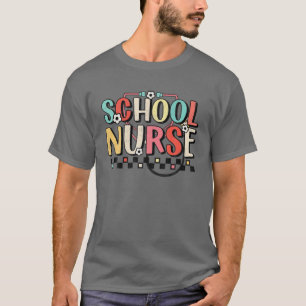 Retro School Nurse Back To School 2022 Tee School