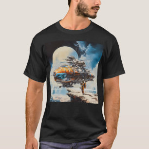 Retro Science Fiction Scene T-Shirt