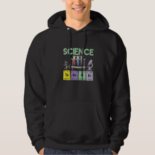 Retro Science Teacher Matching Science Students Ma Hoodie