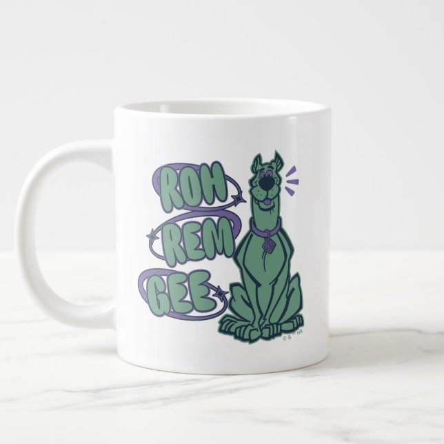 Retro Scooby "OMG" Large Coffee Mug (Left)