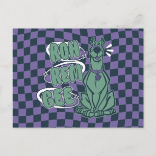Retro Scooby "OMG" Postcard