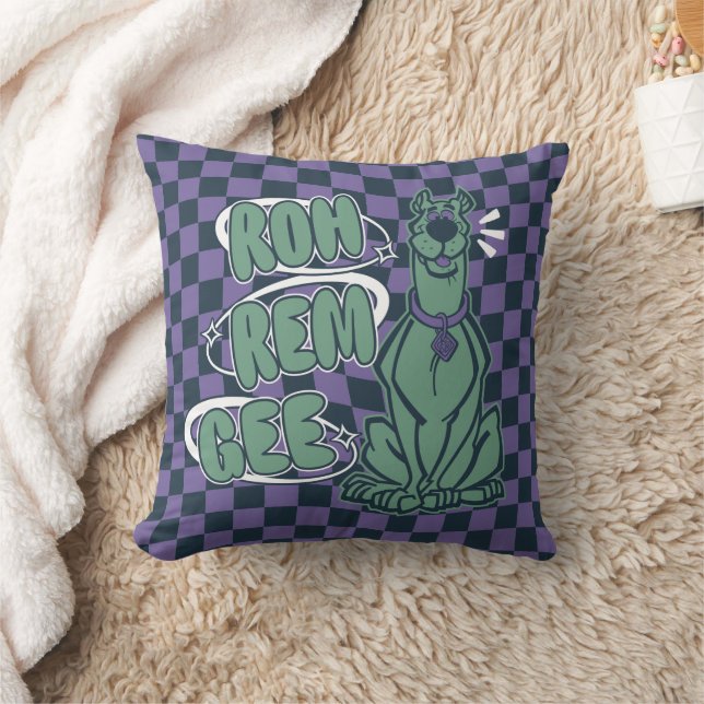 Retro Scooby "OMG" Throw Pillow (Blanket)