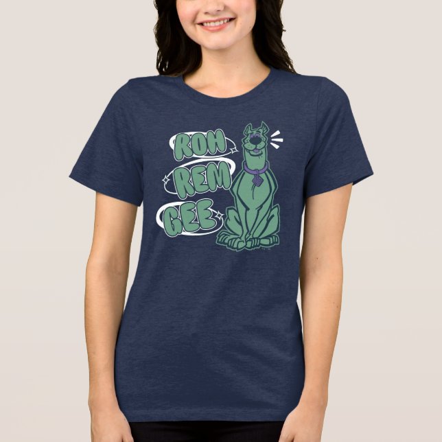Retro Scooby "OMG" Tri-Blend Shirt (Front)
