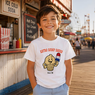 Retro Scoop Squad Kids’ T-Shirts