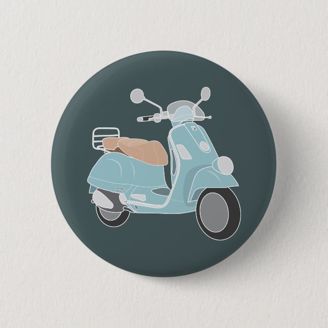 Retro Scooter Button (Front)
