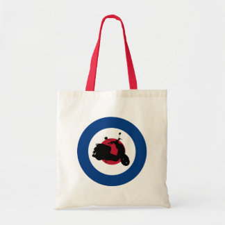 Retro Scooter Silhouette Bag
