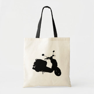 Retro Scooter Silhouette Bag