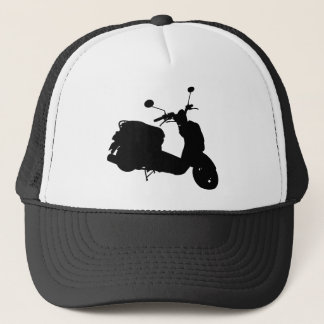 Retro Scooter Silhouette Cap