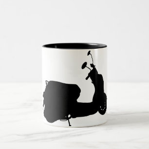 Retro Scooter Silhouette Mug