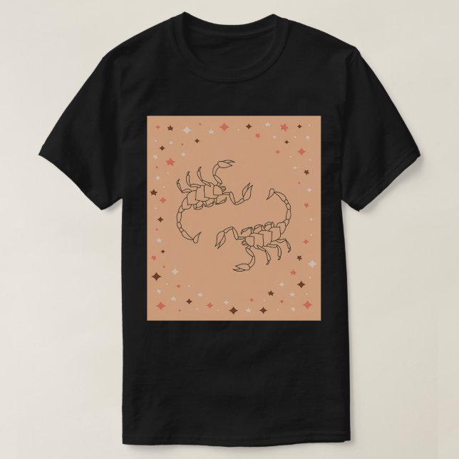 Retro Scorpio 1 T-Shirt (Design Front)