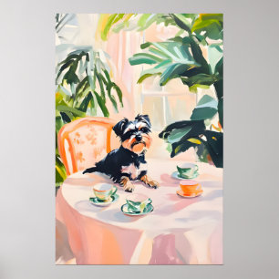 Retro Scottish Terrier Poster, Scottish Terrier Poster