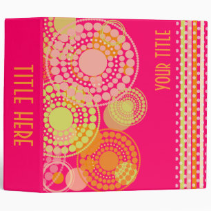 Retro scrapbooking binders