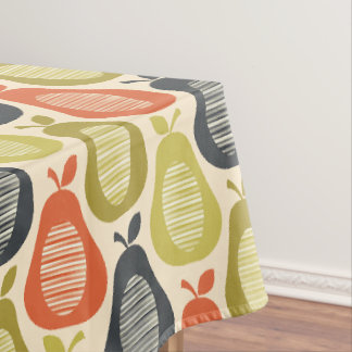 Retro Scribble Pears Pattern Tablecloth