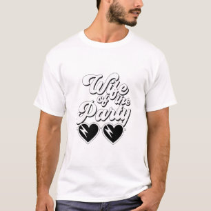Retro Script Wife Of The Party Bachelorette T-Shirt
