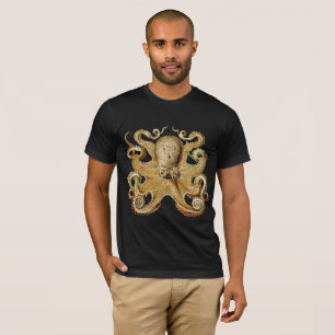 Retro Sea Odyssey: Vintage Octopus T-Shirt