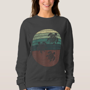 Retro Sea Turtle Sweatshirt