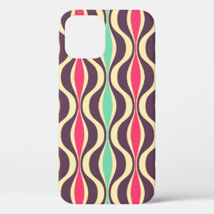 Retro seamless pattern from the 50s and 60s. Seaml iPhone 12 Case