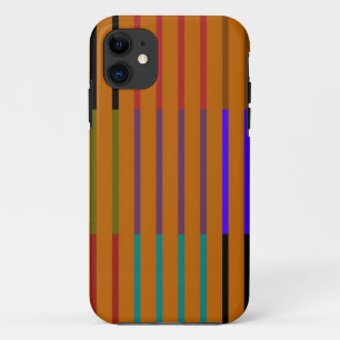 Retro Seamless Stripes Pattern iPhone 11 Case