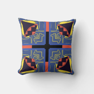 Retro seamless symmetry pattern Pillow