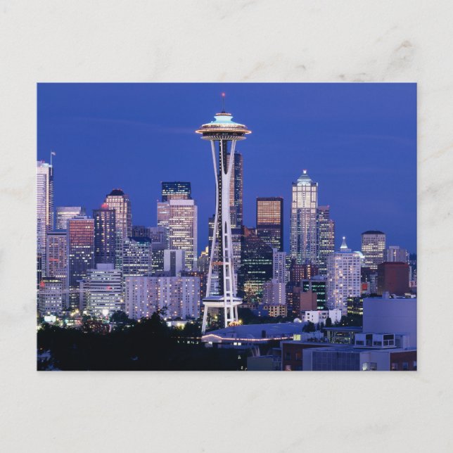Retro Seattle Postcard (Front)