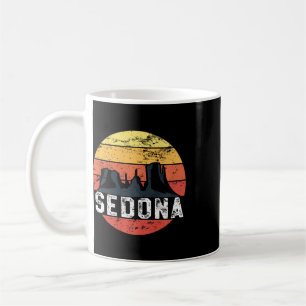 Retro Sedona Arizona Family Vacation Red Rocks Gif Coffee Mug