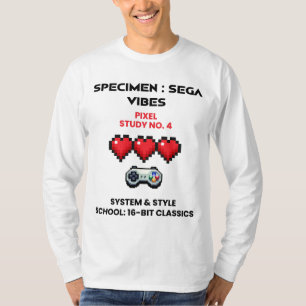 Retro Sega Vibes Pixel Study No. 4  T-Shirt