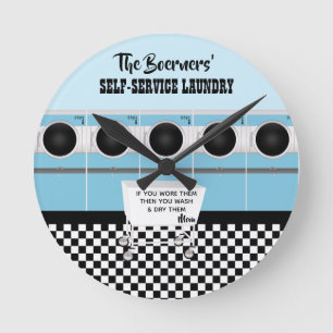 Retro Self-service Laundry They Do The Work Round Clock