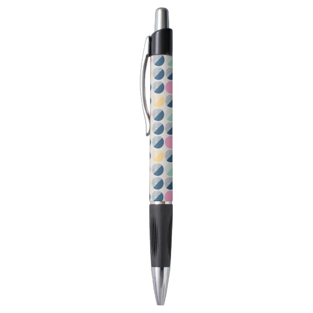 Retro Semi-Circle Pattern Pen (Top (Vertical))