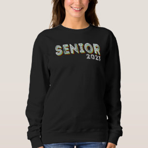 Retro Senior 2023 Graduation Class Of 2023 Senior  Sweatshirt