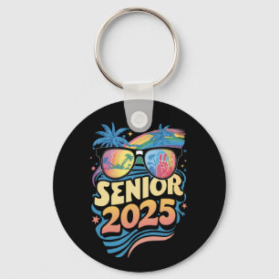 Retro Senior 2025 Class Of 2025 Graduation Keychain