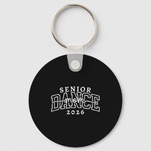 Retro senior dance mom class of 2026 dancer keychain