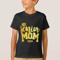 Retro Senior Mom Graduation Class Of 2024 School L