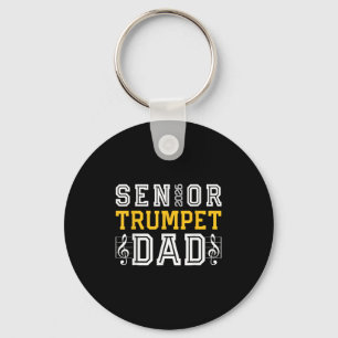 Retro Senior Trumpet Dad 2026 Marching Band Cl Of Keychain