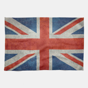 Rétro serviette de thé de style de drapeau