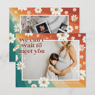 Retro Seventies Boho   Photo Pregnancy 