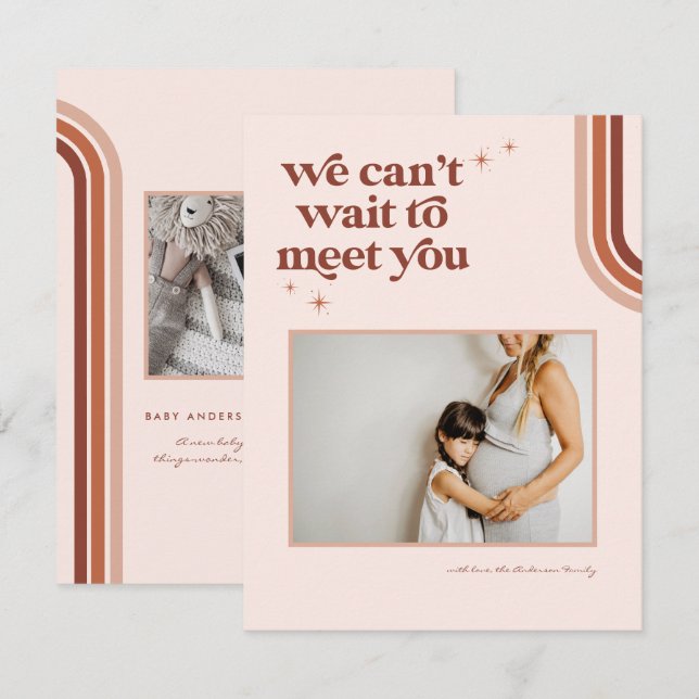 Retro Seventies Boho | Photo Pregnancy  (Front/Back)