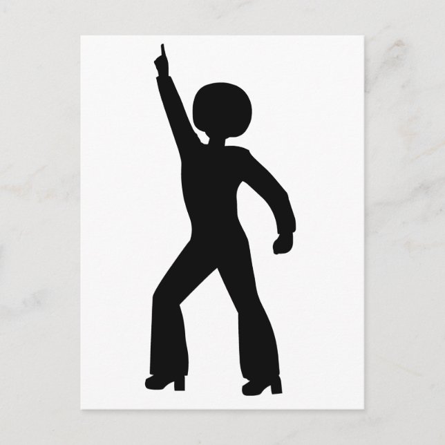 Retro Seventies Man Postcard (Front)